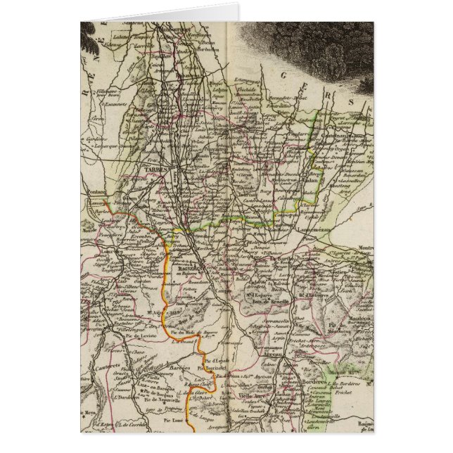 Htes Pyrenées Hälsningskort (Framsidan)