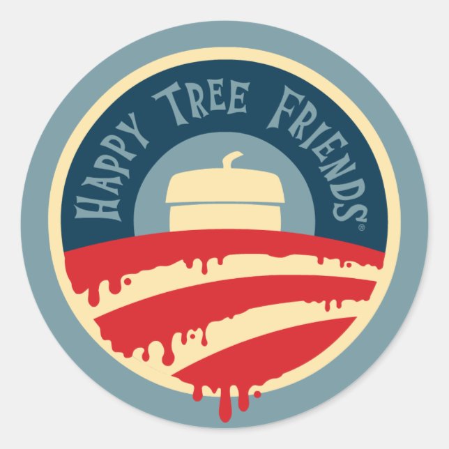 HTF Oh-BAM! Runt Klistermärke (Framsida)