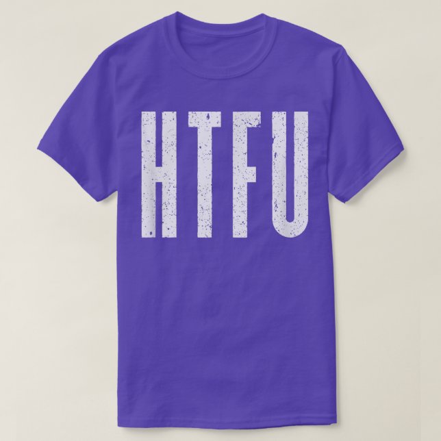 HTFU-cykling och triatlongåvor och Harden Up  T Shirt (Design framsida)