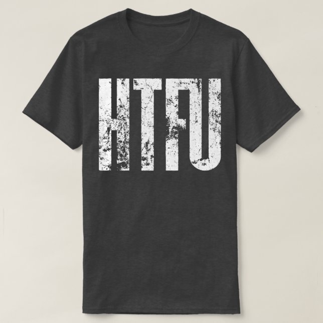 HTFU-cykling & triatlongåvor och skjortor T Shirt (Design framsida)