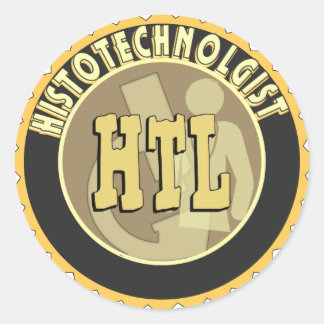 HTL BADGE HISTOTECHNOLOGIST HISTOLOGY TECH RUNT KLISTERMÄRKE