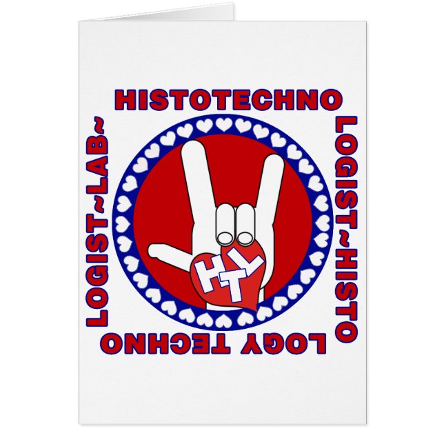 HTL HISTOTECHNOLOGIST SPECIALIST LOGOTYP SQUARE LA HÄLSNINGSKORT (Framsidan)