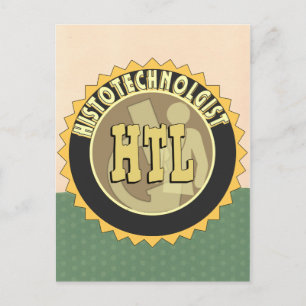 HTL-MÄRKE HISTOTEKNOLOG HISTOLOGI-TEKNIKER VYKORT