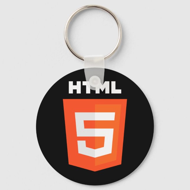 HTML 5-Logotyp Nyckelring (Framsida)
