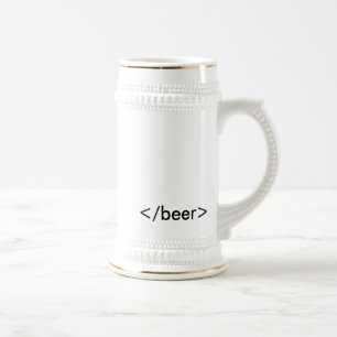 HTML <beer> Stein Sejdel