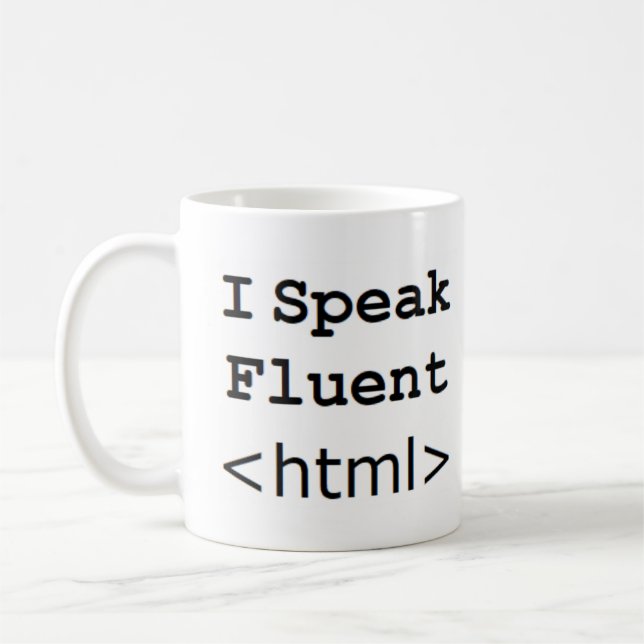 HTML-högtalare Kaffemugg (Vänster)