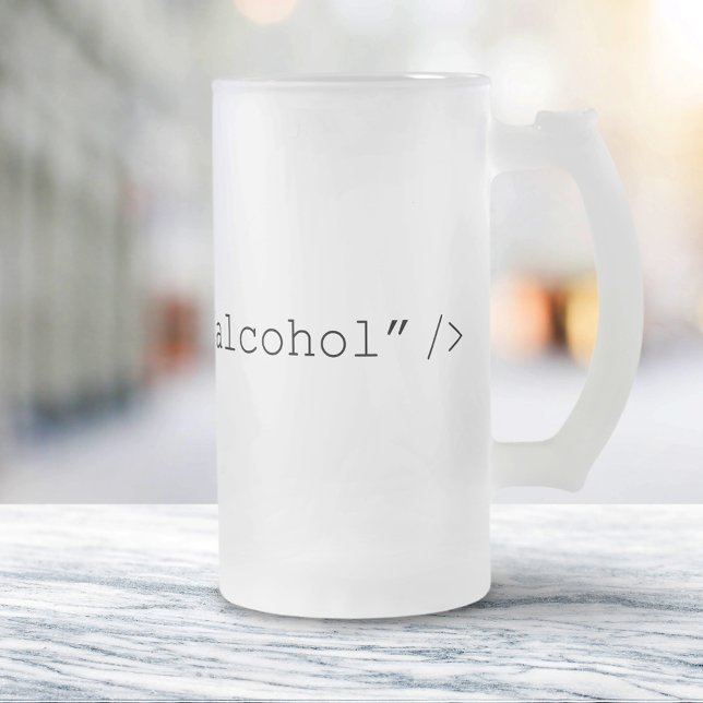 HTML-inmatningsalkohol Frostat Ölglas (Skapare uppladdad)