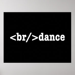 HTML-kod för brytning Poster