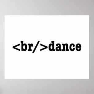 HTML-kod för brytning Poster