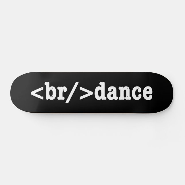 HTML-kod för brytning Skateboard Bräda 20 Cm (Horz)