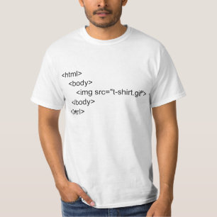 Html-programmerareT-tröja Tee Shirt