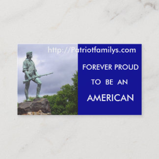 http://Patriotfamilys.com.. Visitkort