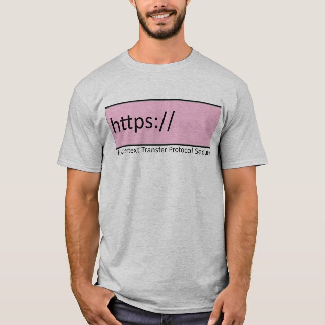 https Hypertext Transfer Protocol Secure T Shirt (Framsida)