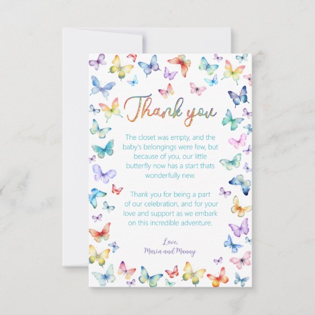 https://www.zazzle.com/butterfly_baby_shower_photo tack kort (Framsida)