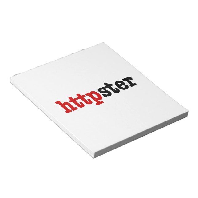 httpster anteckningsblock (Vinklad)