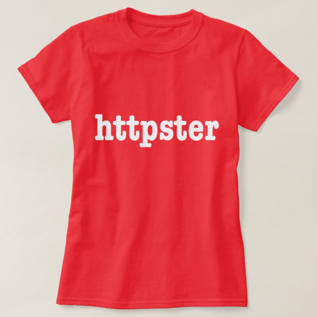 httpster tee shirt (Design framsida)