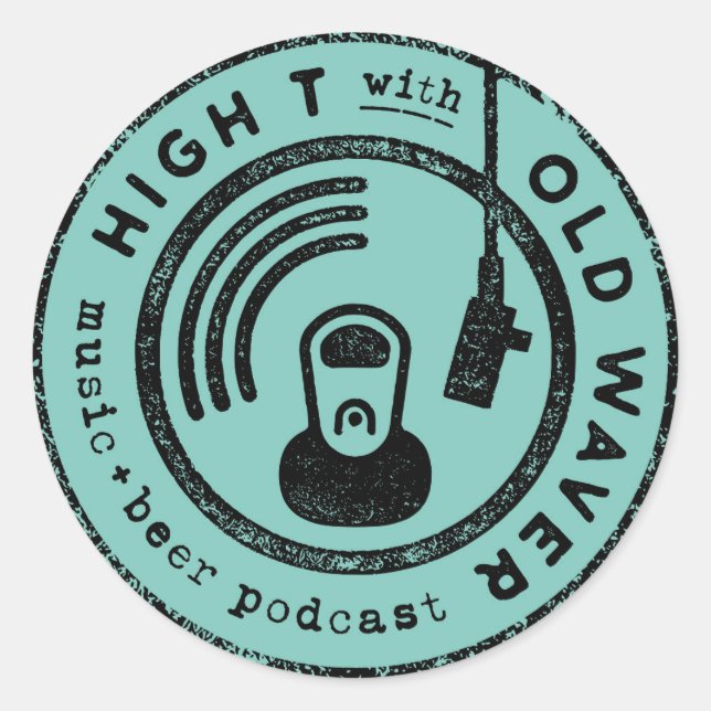 HTWOW Stickers Runt Klistermärke (Framsida)