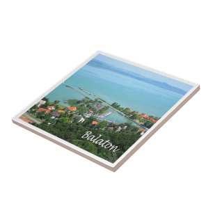 HU009 BALATON, Ungern, Europa Kakelplatta