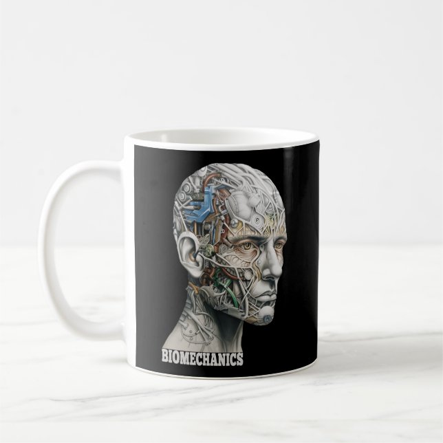Hu Head Science Anatomy Biomechanics Kaffemugg (Vänster)