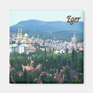 HU - Ungern - Eger - Panorama Magnet