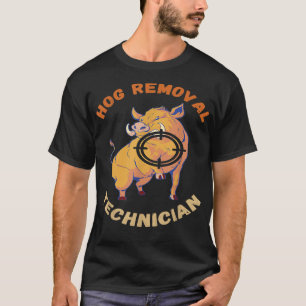 Hu-Vild för avhysningstekniker Boar Grisar Vild B T Shirt