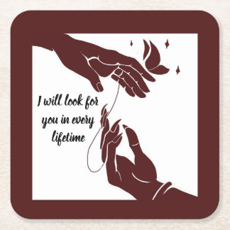 Hua Cheng and Xie Lian hands Tgcf Underlägg Papper Kvadrat
