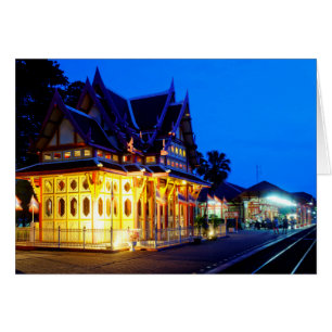 Hua Hin järnväg station Hälsningskort