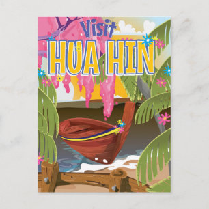 Hua Hin Thailand-reseaffisch Vykort
