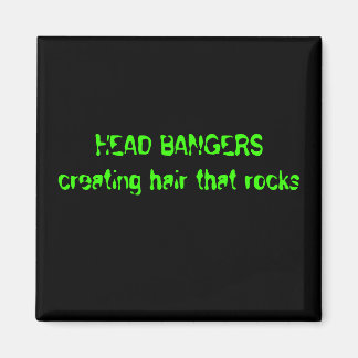 HUAD BANGERS skapande hår som sten Magnet