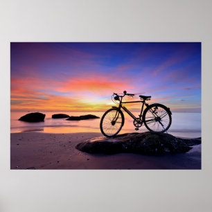 Huahin strand Thailand Poster