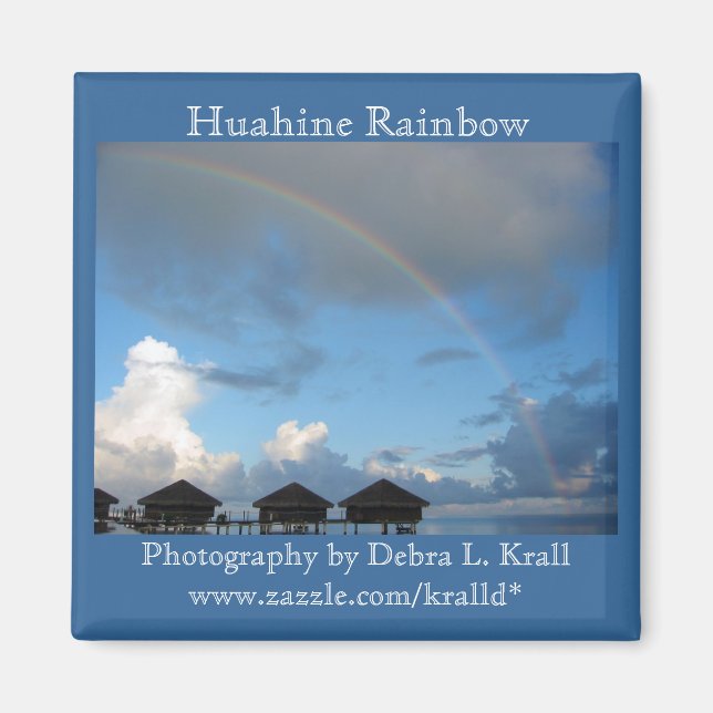 Huahine Rainbow Magnet (Framsidan)