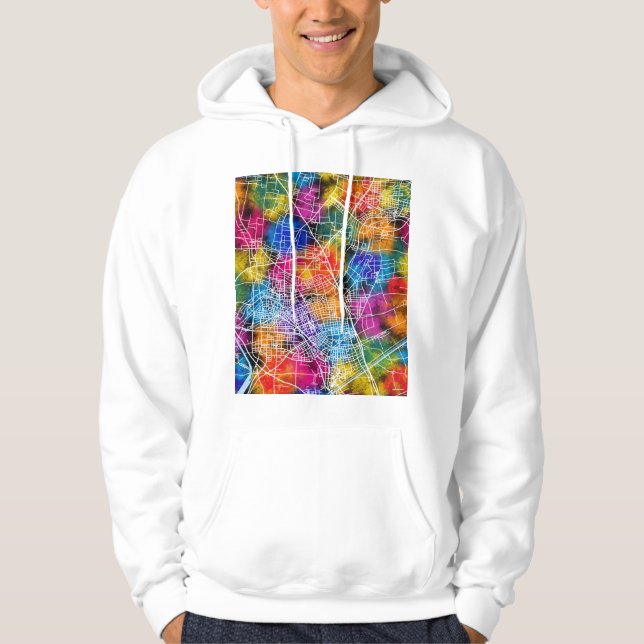 Huai'an Kina stadsplan Hoodie (Framsida)