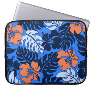 Huakini Bay Hawaiian Hibiscus Neoprene Wetdräe Laptop Fodral