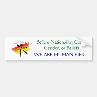 huamn för Nationality, färg, gender, eller är… Bildekal
