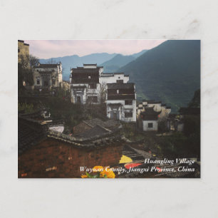 Huangling Village, Wuyuan County, Jiangxi, China Vykort