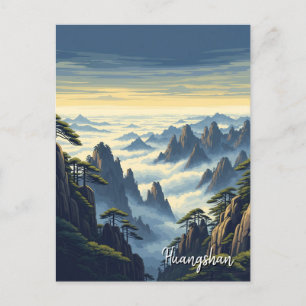Huangshan National Park China Vykort