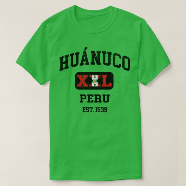 Huanuco Peru XXL Athletic design T Shirt (Design framsida)