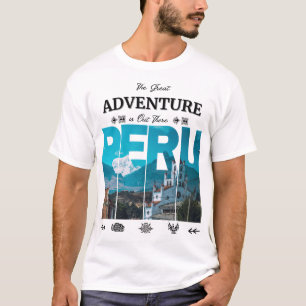Huaraz Peru T-Shirt   Ancash, Inca, Andes, Trail