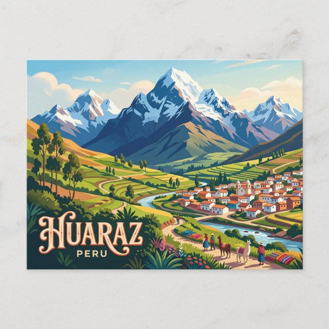 Huaraz Peru Vykort (Framsida)