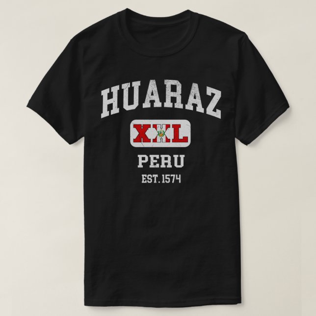 Huaraz Peru XXL Athletic design 1 T Shirt (Design framsida)