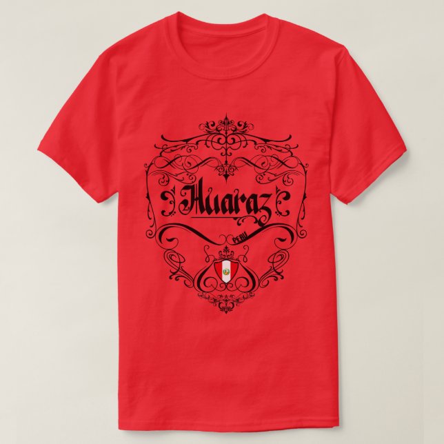 Huaraz Vintage design T Shirt (Design framsida)