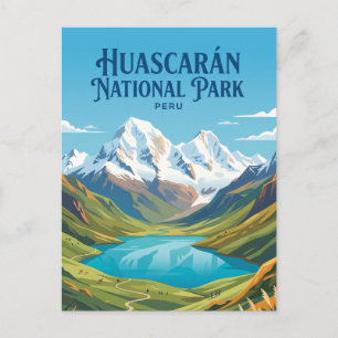 Huascarán nationalpark Peru Vykort