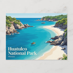 Huatulco nationalpark Mexiko Vykort