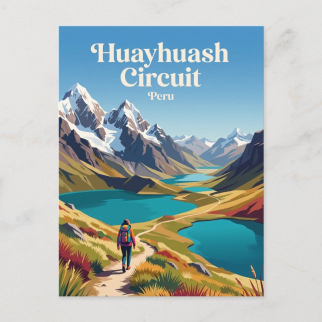 Huayhuash Circuit Peru Vykort (Framsida)