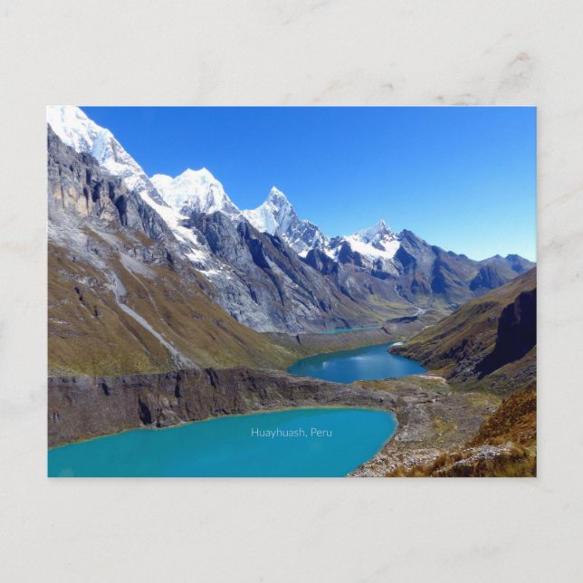 Huayhuash Mountain Range, Peru Vykort (Framsida)