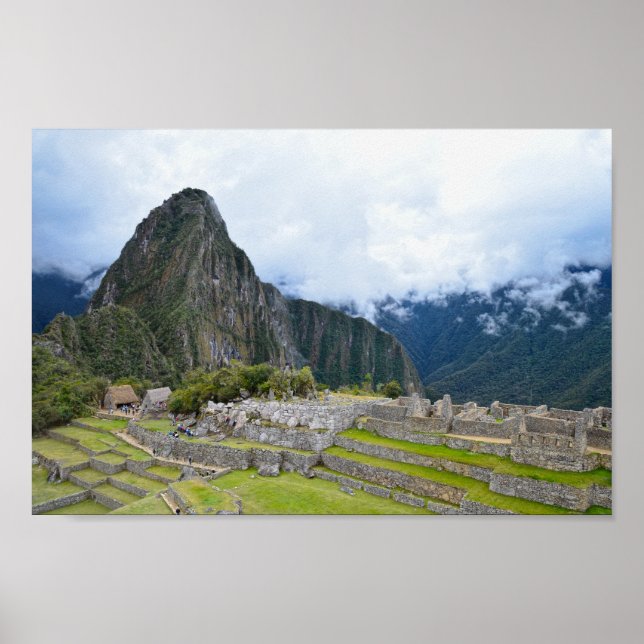 Huayna Picchu Peak at Machu Picchu, Peru Poster (Framsidan)