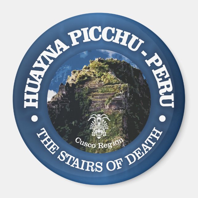 Huayna Picchu (rd) Magnet (Framsidan)