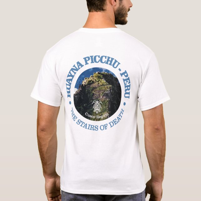 Huayna Picchu (rd) T Shirt (Baksida)
