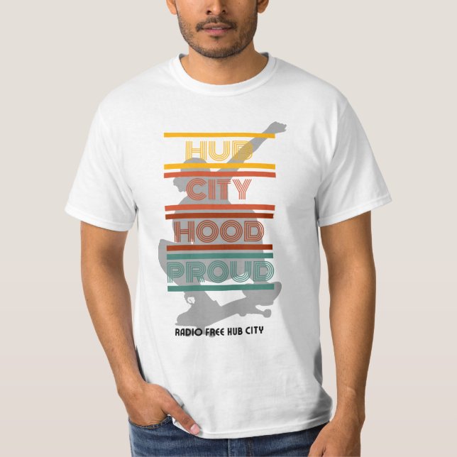 Hub City Huva Proud T-Shirt (Framsida)