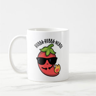 Hubba-hubba-nero Funny Habanero Pun Kaffemugg